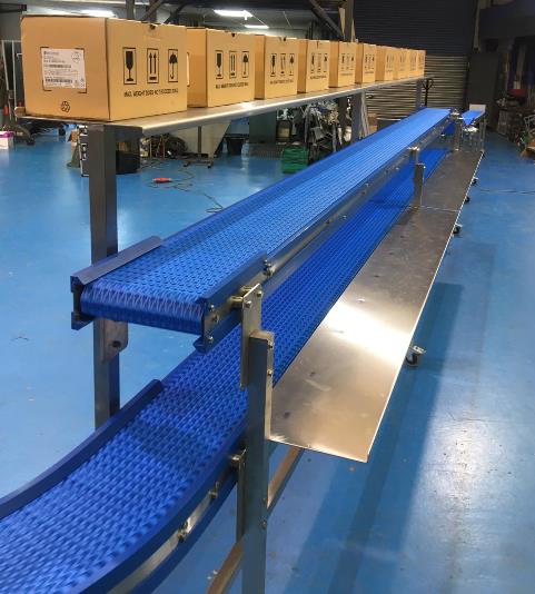 Packing Station with Conveyors